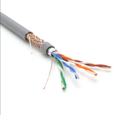 Kabel 24AWG 26AWG 0,5 mm FTP Cat5e z litej miedzi o dużej prędkości
