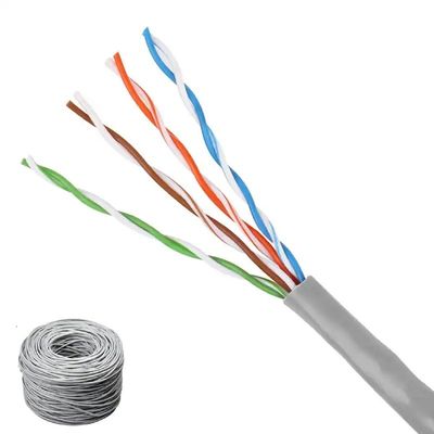 Kabel sieciowy 300V kategorii 5e Przewodnik miedziany / CCA z prędkością 1000 Mbps