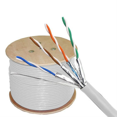 Kabel Ethernet o przewodzie z miedzi czystej kategorii 6A do pracy z materiałem izolacyjnym HDPE