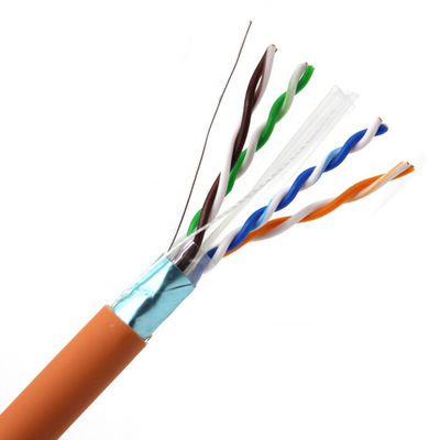 1000ft 2pr 4pr Al Tape Kabel LAN Cat6, ekranowany kabel Ethernet Cat 6 CU CCA Copper