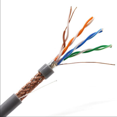Kabel LAN ROSH 0,5 mm CU CCA STP FTP Cat5e, 4 pary kabli Cat5e