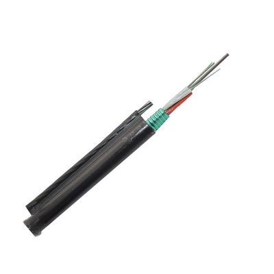 Napowietrzny zewnętrzny kabel światłowodowy GYTC8S 24 lub 48 rdzeniowy, kabel światłowodowy Ethernet