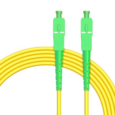 SC / APC do SC / APC jednomodowy kabel światłowodowy Simplex 3m LSZH