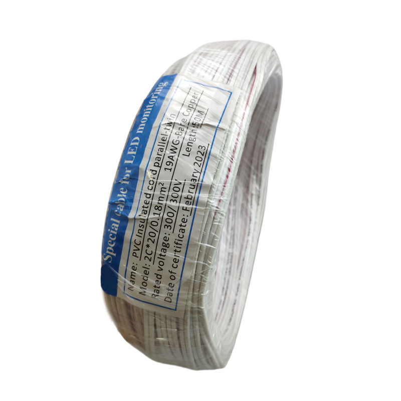 Wysokiej rozdzielczości LED Monitor Kabel Biały 2C*20/0.18mm2 Dla wyraźnej wizualizacji