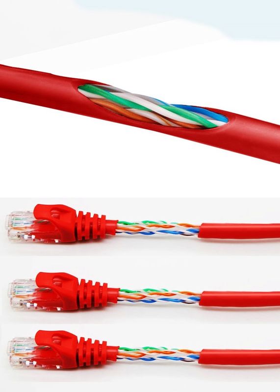 LSZH Jacket CAT5E Patch Cord dla sieci domowej i biurowej