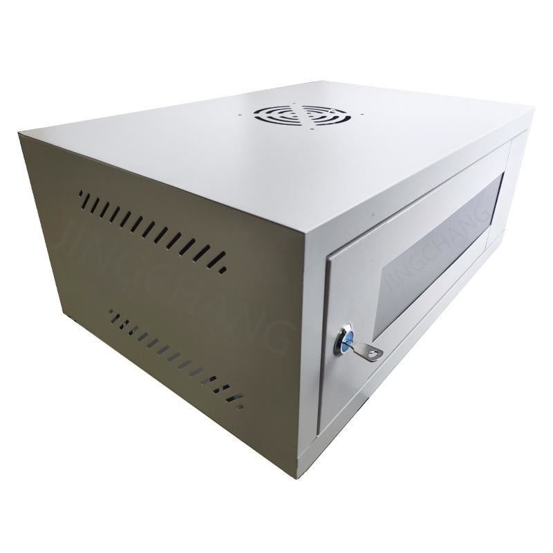 2U Serwer Rack Enclosure, Wall Mount Network Cabinet z szklanymi drzwiami i zamkami