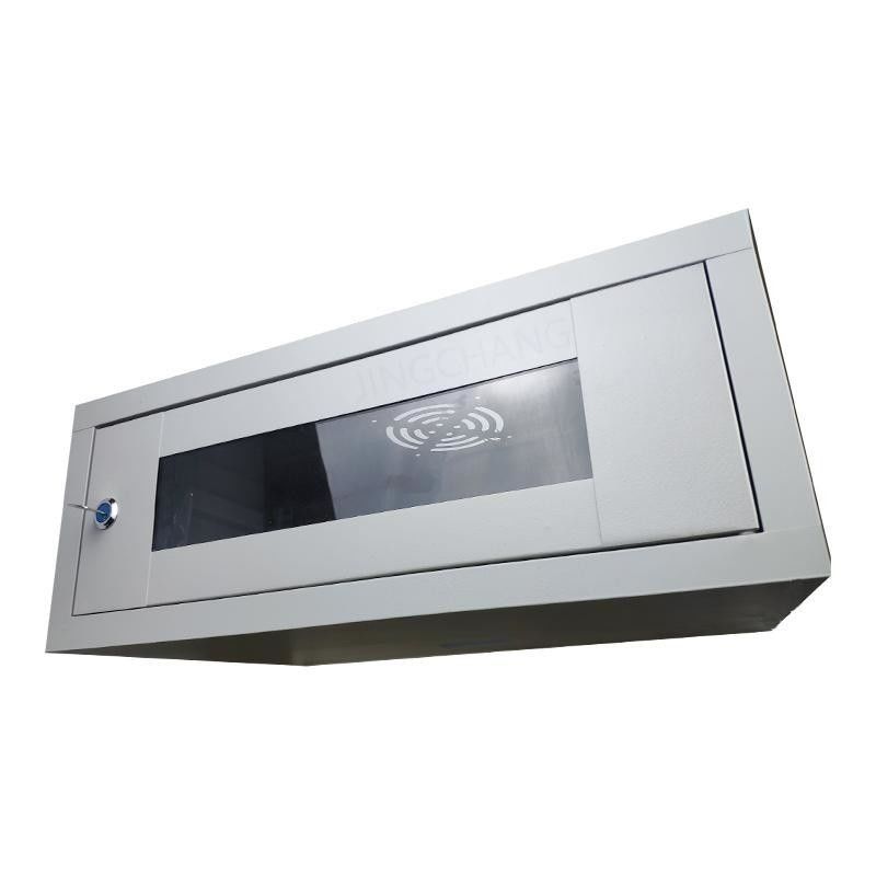 2U Serwer Rack Enclosure, Wall Mount Network Cabinet z szklanymi drzwiami i zamkami