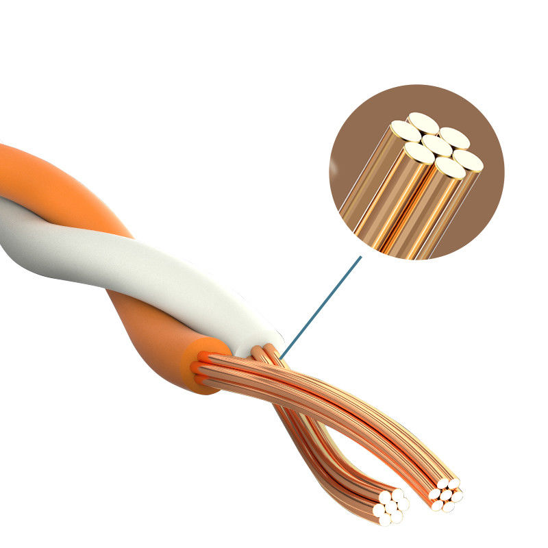 Czarny stabilny 1M 2M 3M 5M 10M 24AWG 4 pary kabla krosowego Cat7