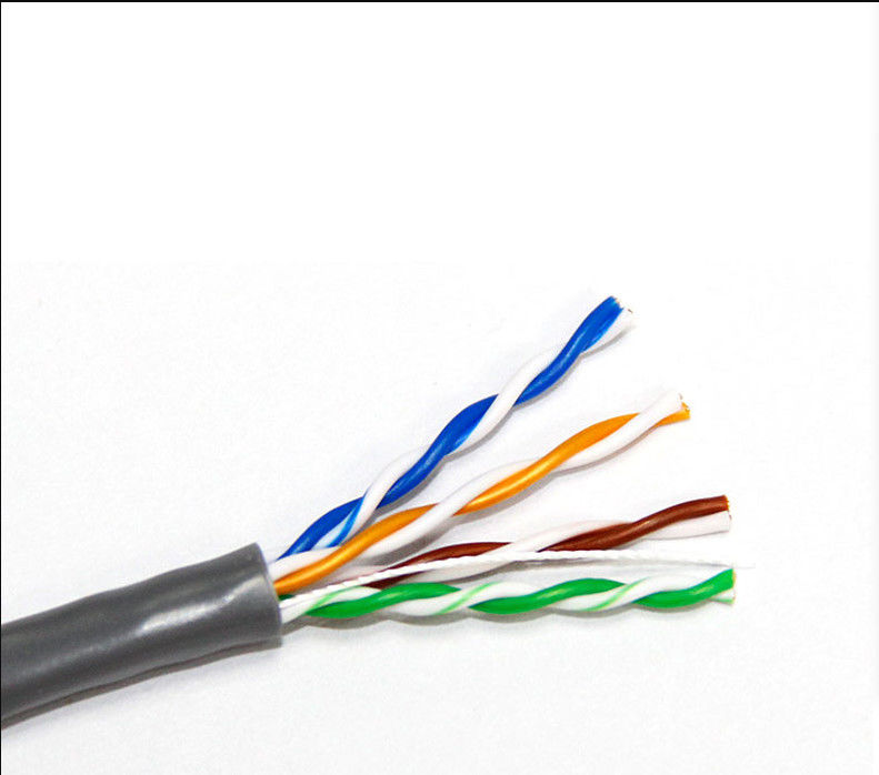 24AWG 4 pary PE PVC Jacket CU CCA Cat5e Kabel LAN do komputera