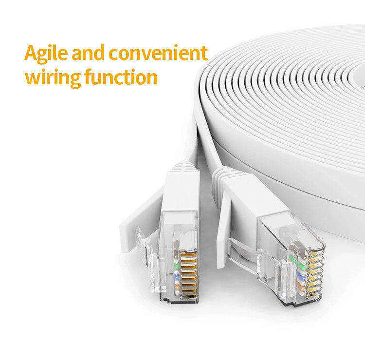 Przewód krosowy 24AWG FTP UTP Cat6, przewód krosowy Amp Cat6 do sieci Ethernet