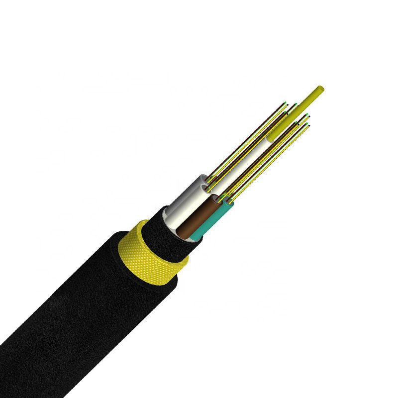 Zewnętrzny 4 12 24 48 96 144 Kabel światłowodowy ADSS z luźną tubą