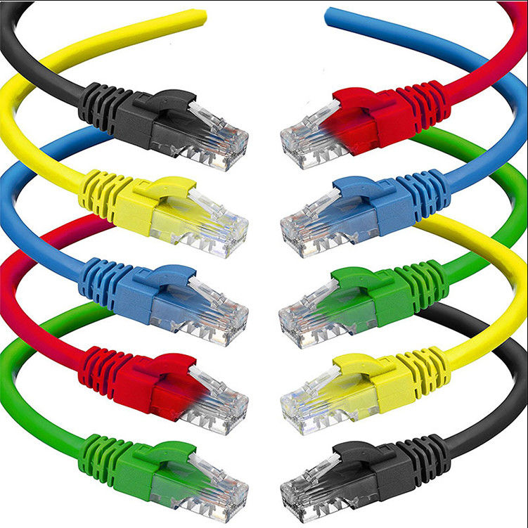 Złącze RJ45 Kurtka PVC UTP FTP Wewnętrzny kabel krosowy Cat5e, kabel Ethernet Cat5e 10 m