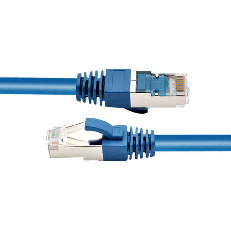 RJ45 SFTP Ekranowany sieciowy kabel krosowy Cat 6 z formowaną osłoną