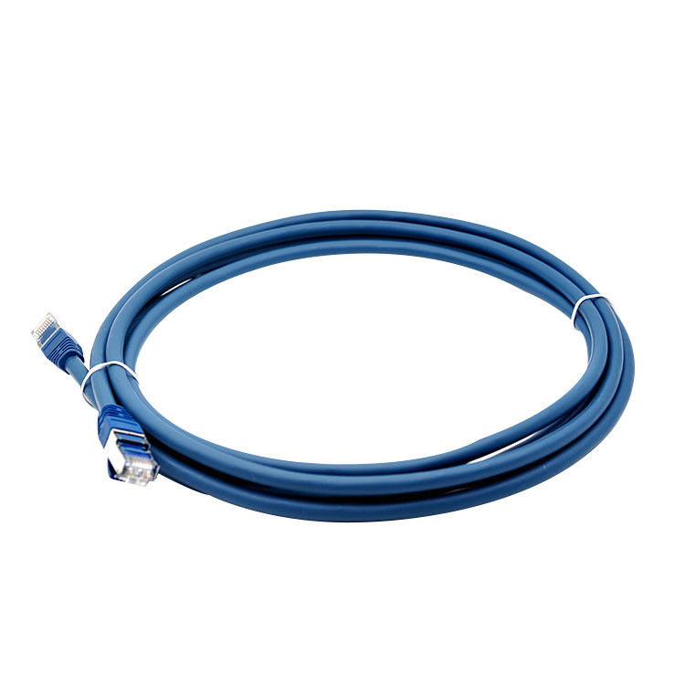 RJ45 SFTP Ekranowany sieciowy kabel krosowy Cat 6 z formowaną osłoną