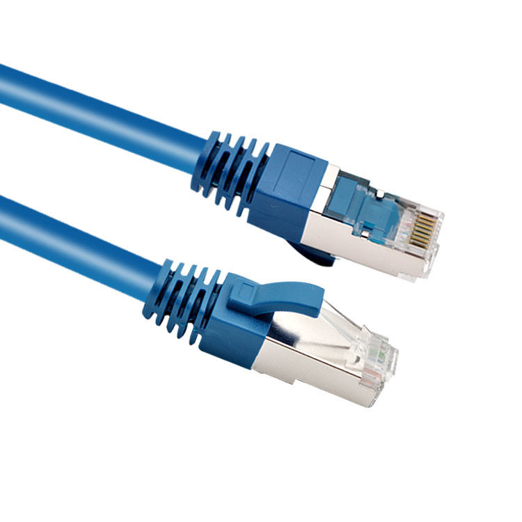 RJ45 SFTP Ekranowany sieciowy kabel krosowy Cat 6 z formowaną osłoną