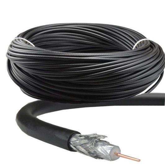 RG6 RG7 RG213 RG11 RF RG58 koncentryczny kabel telewizyjny w kolorze czarnym