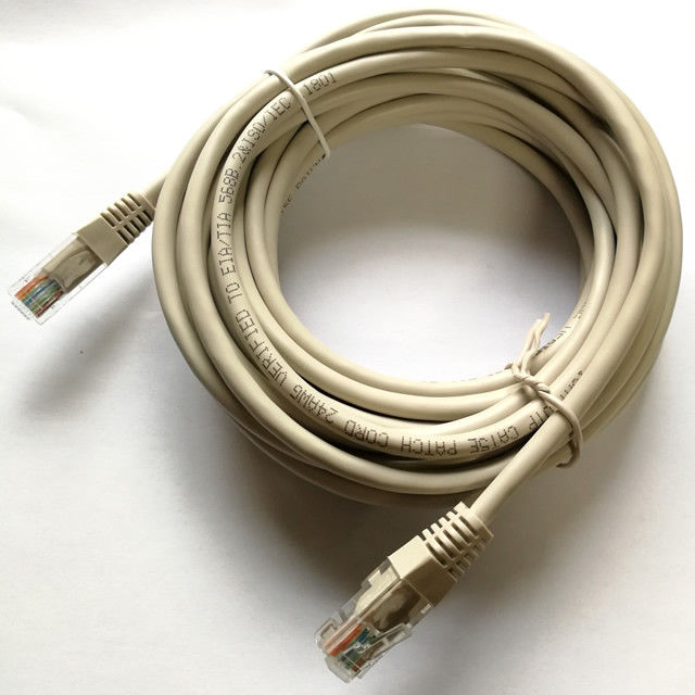 Kabel krosowy sieci Ethernet UTP Cat5e Rj45 na RJ45 Żółty