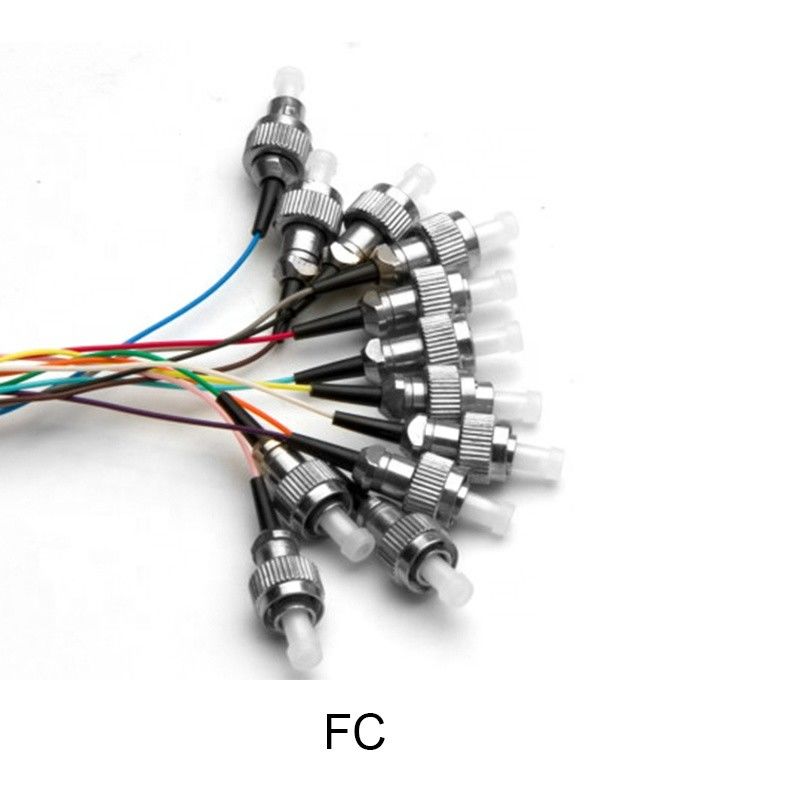 SC UPC FC LC SM G652D G657A Kabel krosowy Pigtail SC 12-rdzeniowy kabel światłowodowy