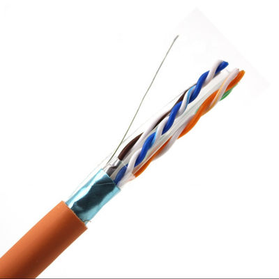1000ft 2pr 4pr Al Tape Kabel LAN Cat6, ekranowany kabel Ethernet Cat 6 CU CCA Copper