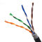 Przewód miedziany CCA Cat5e Zewnętrzny wodoodporny kabel Ethernet 1000 stóp