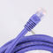 Fioletowy kolor 50m Kabel Ethernet Cat6 Wykonany z miedzi RJ45 8P8C
