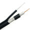 Męski kabel koncentryczny RG6 RG11 RF CATV F6 z czystej miedzi