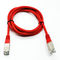 Czerwony kabel sieciowy LAN UTP FTP Cat6e Ethernet 0.5m 1m 2m